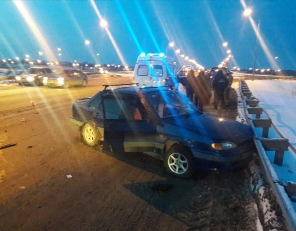 В Уфе водитель погиб в результате аварии 