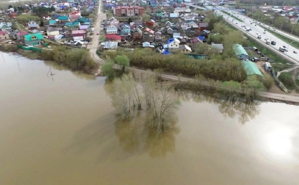 В Уфе из-за паводка введен режим повышенной готовности