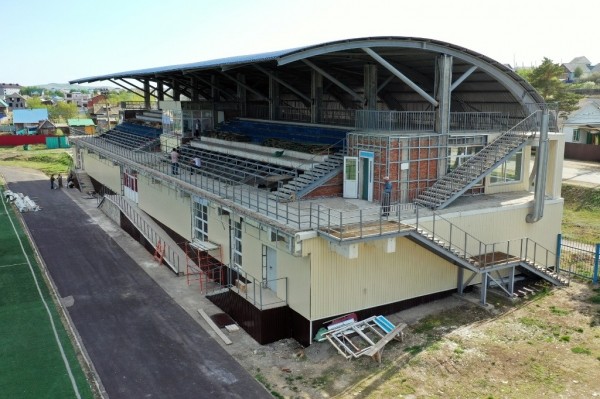 Ремонт стадиона-долгостроя «Труд» в Баймаке завершат в июле