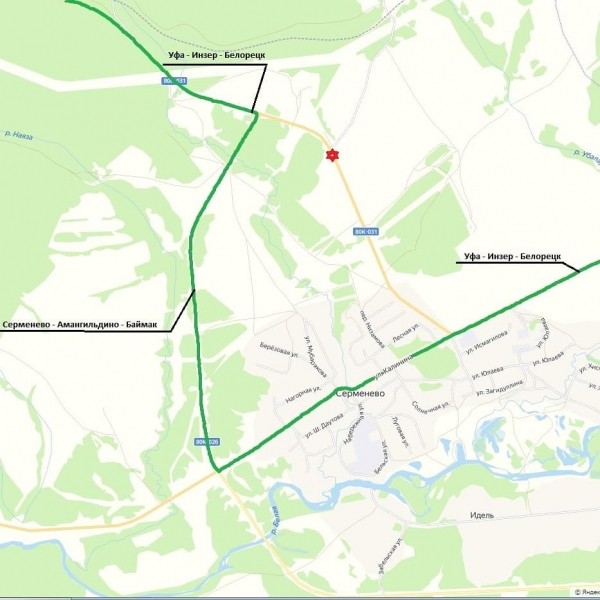 В Башкирии продлили перекрытие трассы из-за возгорания газопровода 