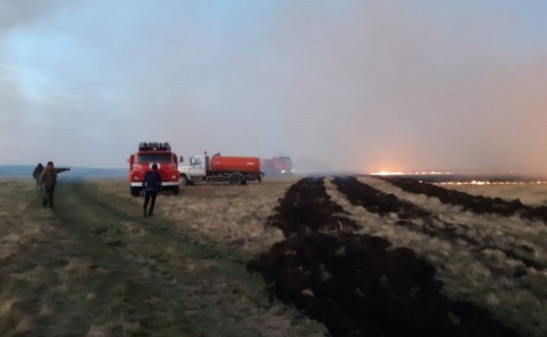 В Башкирии тушат крупный лесной пожар