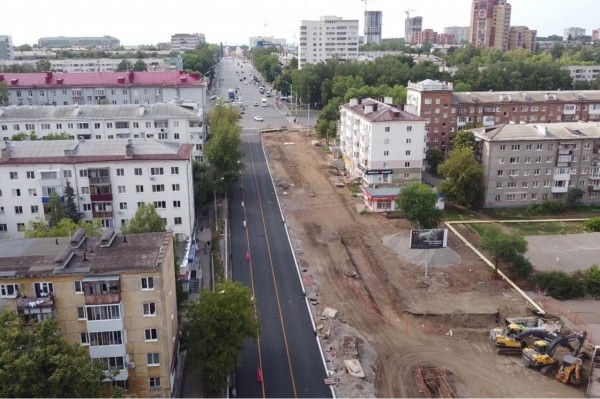 В Уфе состоялось техническое открытие участков улиц Галле и Комсомольская  В Уфе состоялось техническое открытие участков улиц Галле и Комсомольская