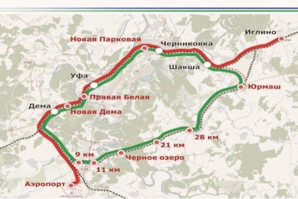 Экономический эффект от создания ж/д кольца вокруг Уфы оценен в 288 млрд рублей Экономический эффект от создания ж/д кольца вокруг Уфы оценен в 288 млрд рублей