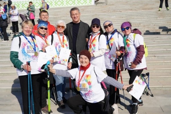 В Уфе отметили Всероссийский день ходьбы  В Уфе отметили Всероссийский день ходьбы