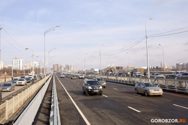 В мэрии Уфы объяснили перекрытие движения на новом мосту-вставке через Белую 