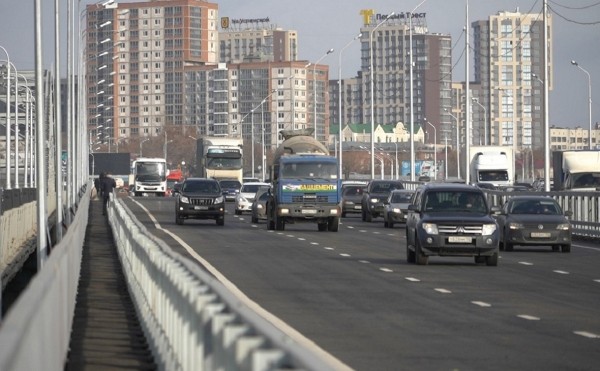 В Уфе запустили движение по новому мосту через Белую