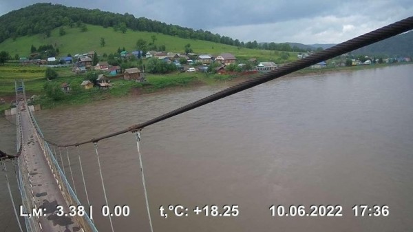 В Башкирии начался спад уровня воды в Инзере 
