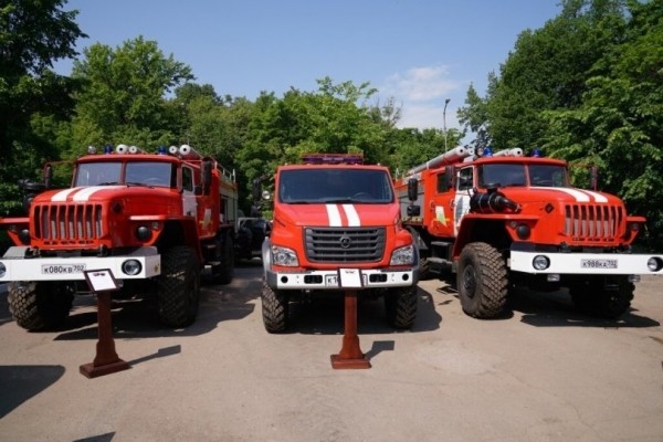Лесничествам Башкирии передана новая пожарная и патрульная техника