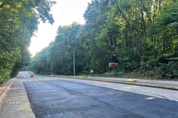 В Уфе завершили работы на улице Блюхера, где произошел провал грунта